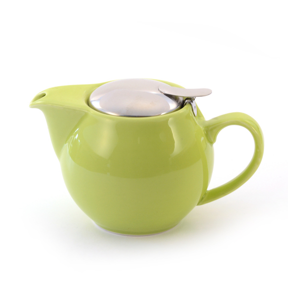 Ceramic Teapot - Lime Green