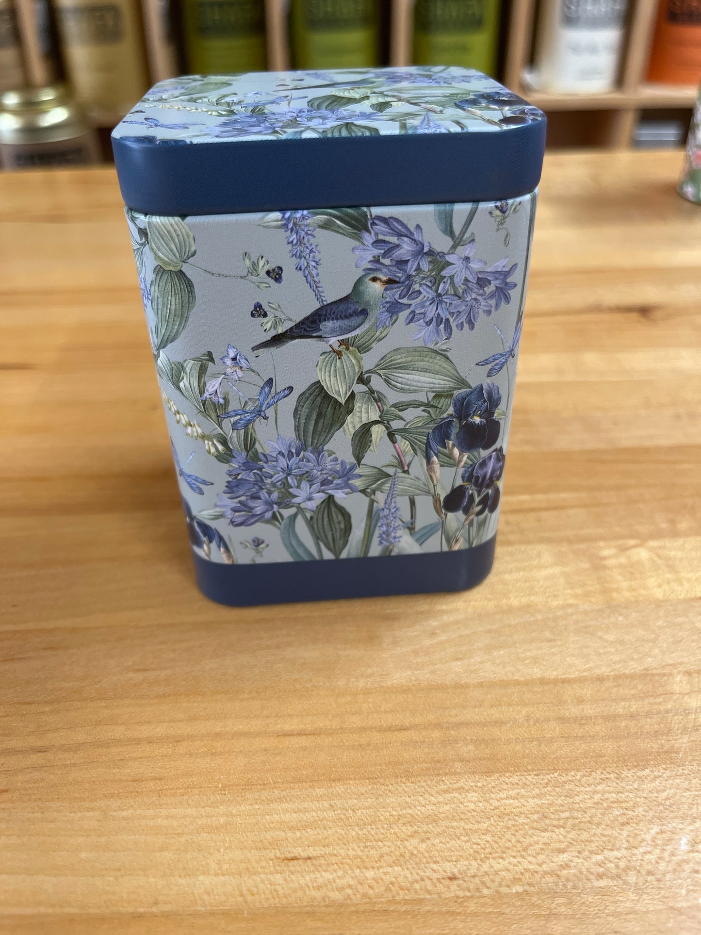 Blue Garden Tin