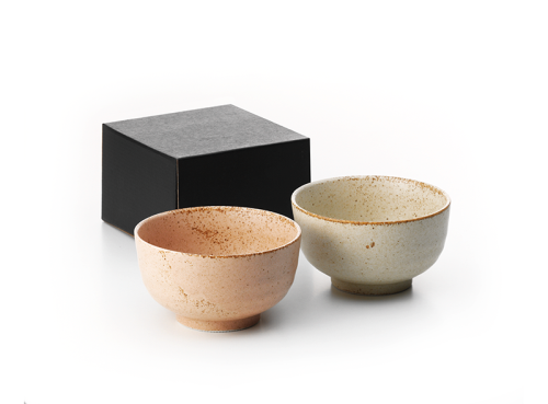 Makiko Matcha Bowl, Two Assorted Colors with Box