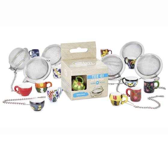 Tea Ball Infuser with Mug Charm