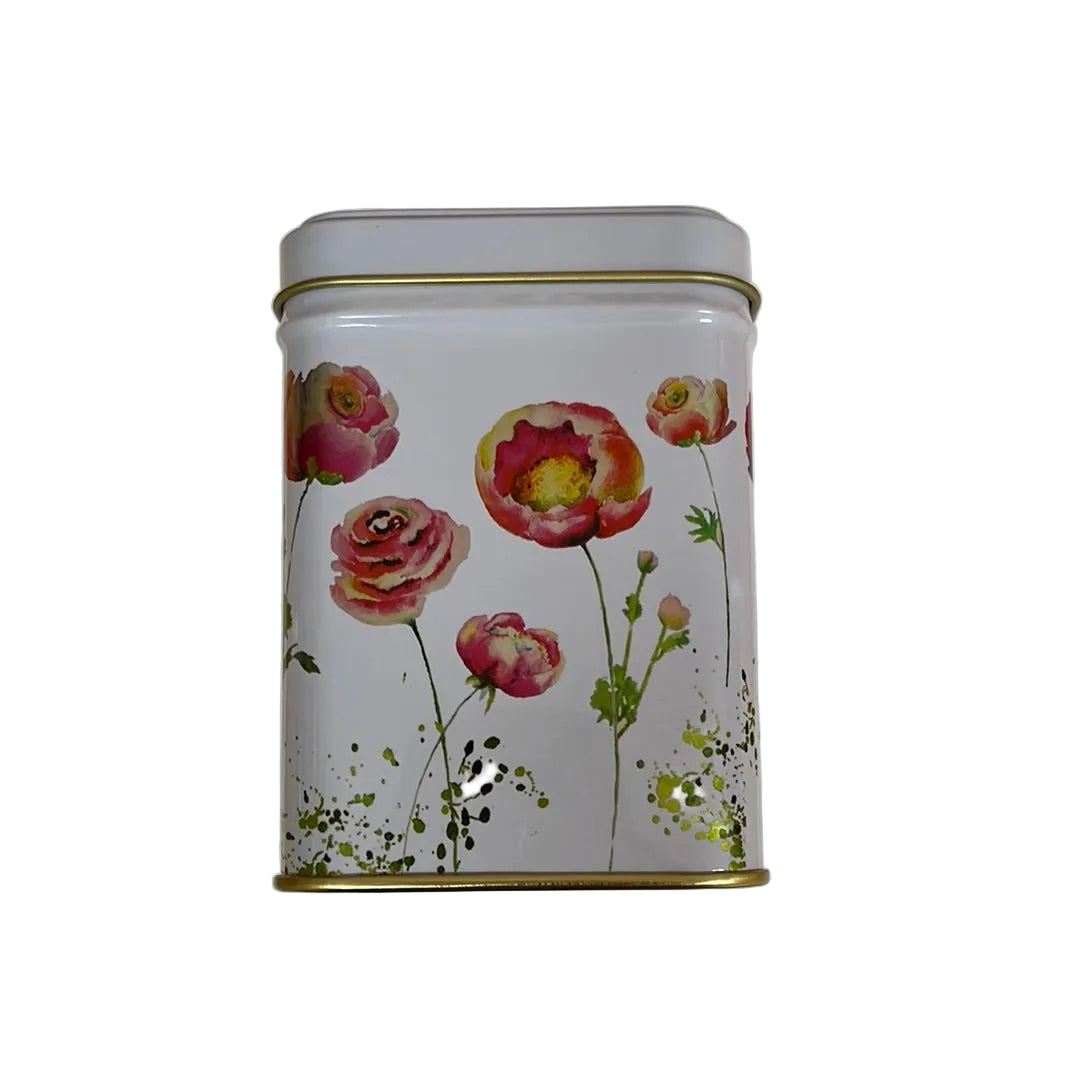 Poppy Flower Tea Tin