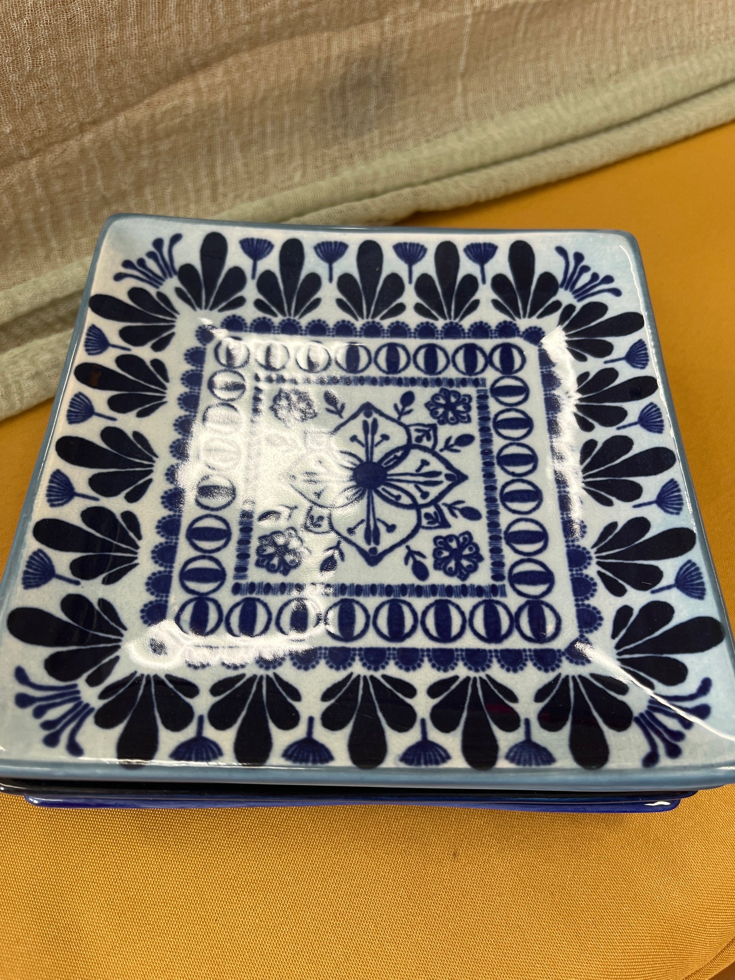 Porcelain Mediterranean Plate Set