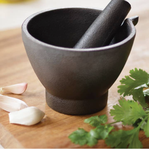 Cast Iron Mortar and Pestle