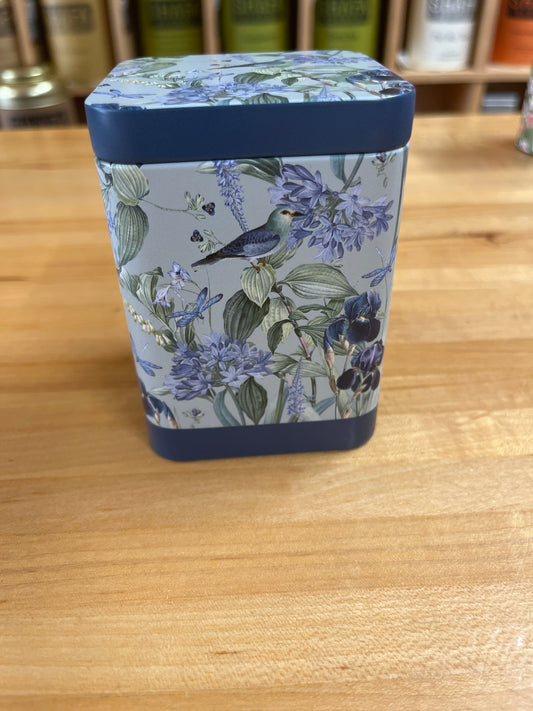 Blue Garden Tin