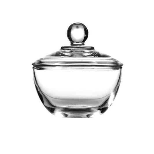Glass Sugar Dish with Cover