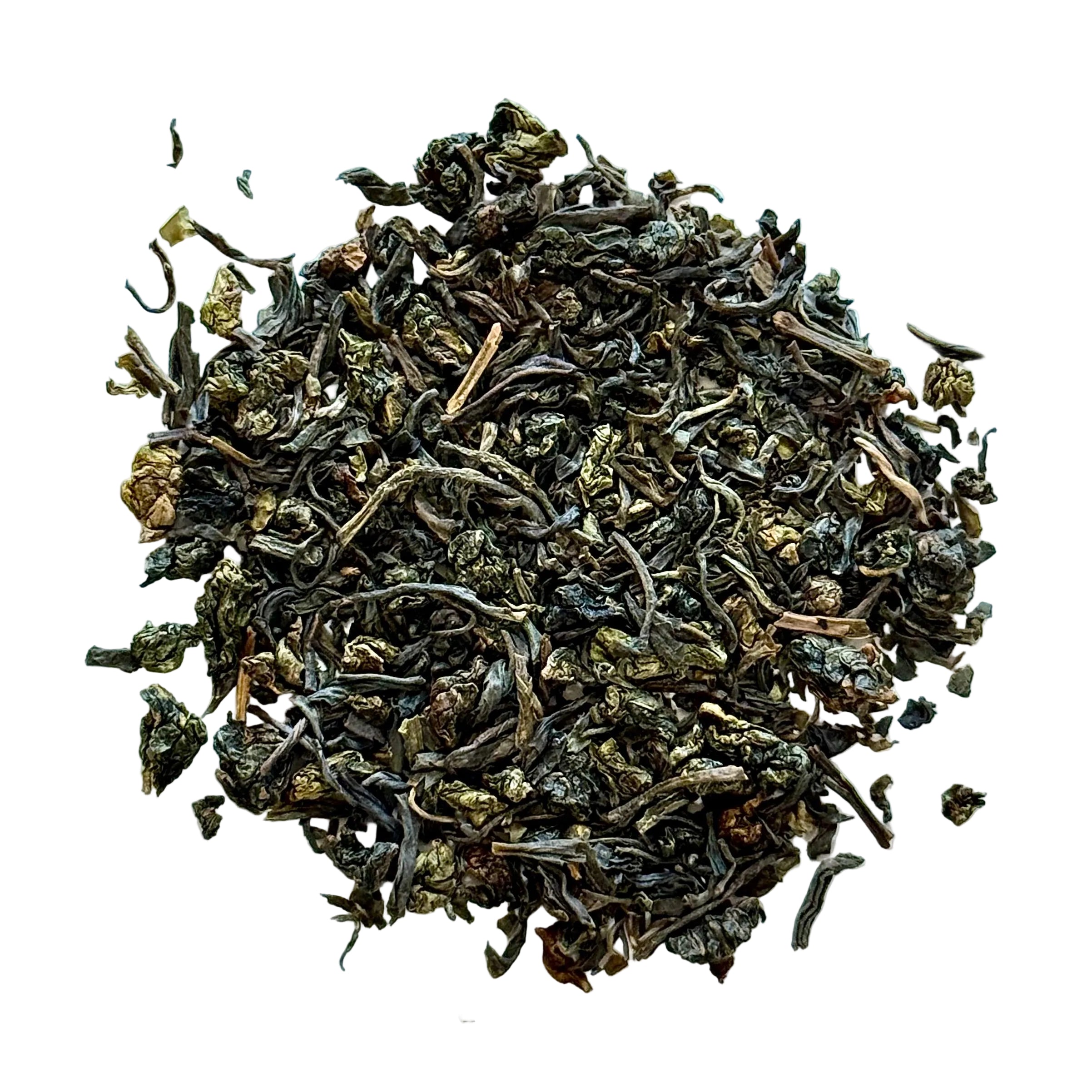 Suisoen Tea Organic Jasmine Green and Oolong Fusion Tea | Loose Leaf Green Tea and ...