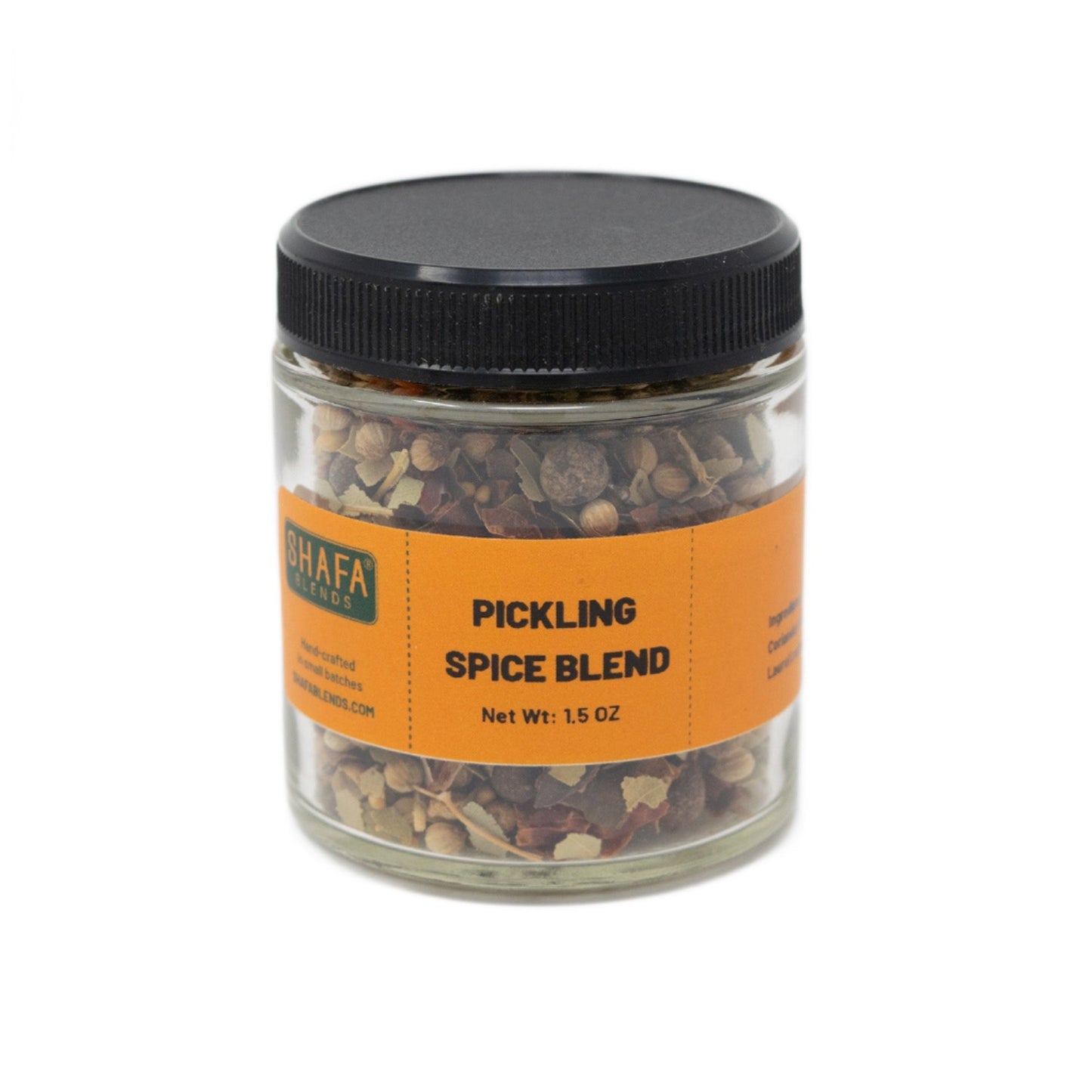 Pickling Spice Blend Jar, Front Side