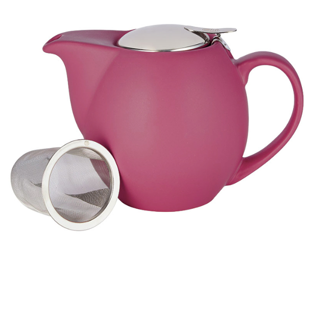 Ceramic Teapot with Infuser Basket