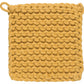 Ochre Knit Potholder/Teapot Trivet