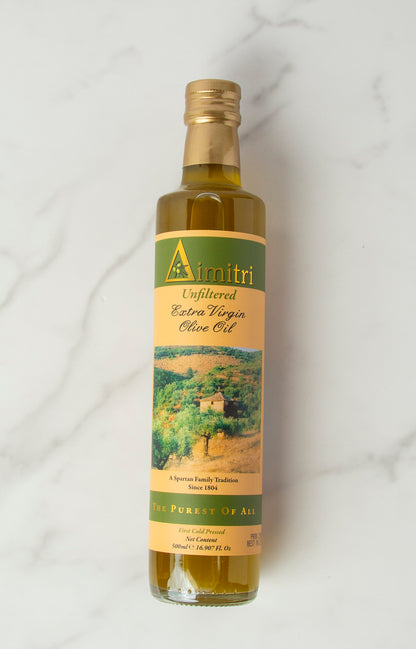 Dimitri Extra Virgin Olive Oil Unfiltered (500 mL)
