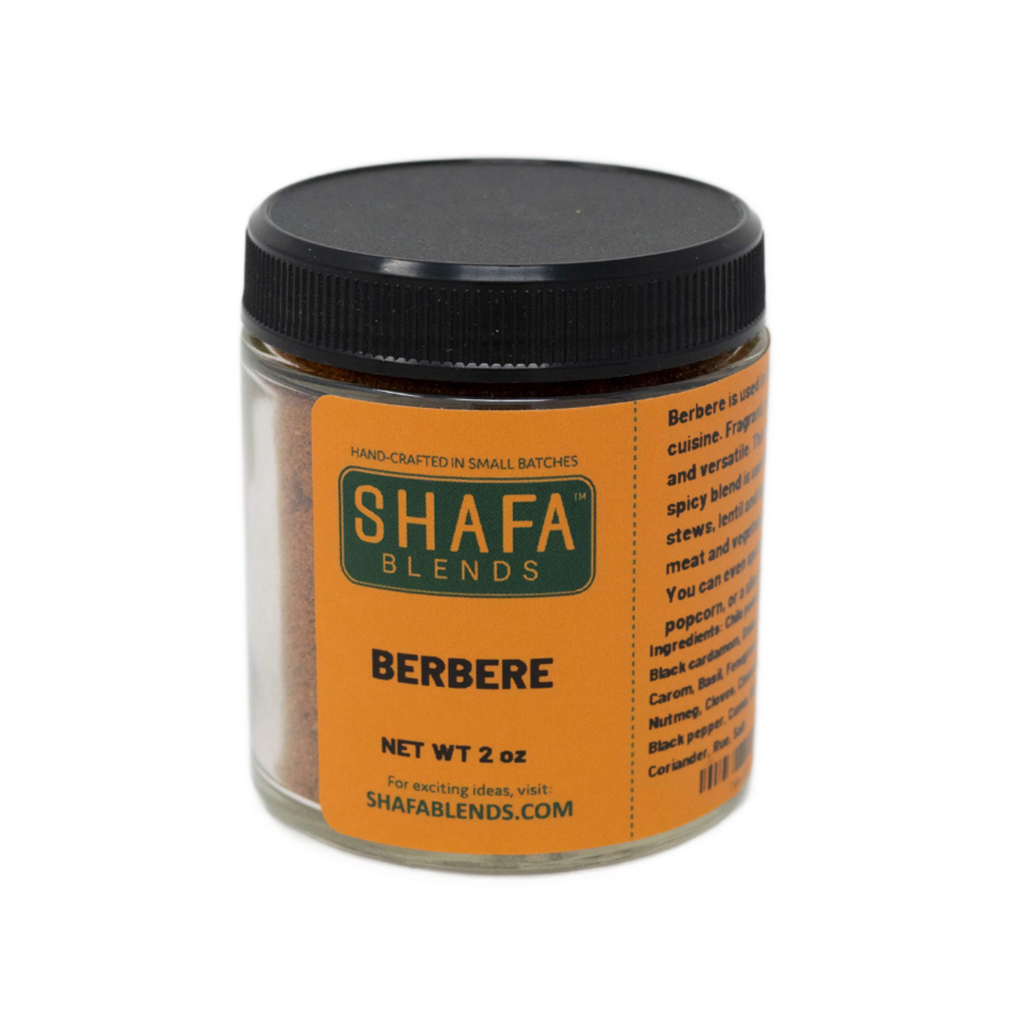 Berbere Seasoning Jar, Front Side