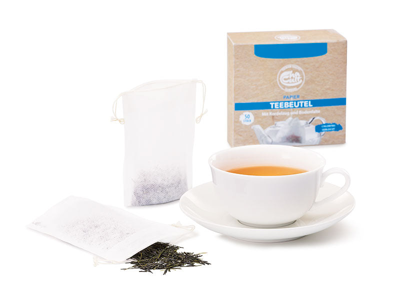 Paper Tea Filter 50 Count - With Strings