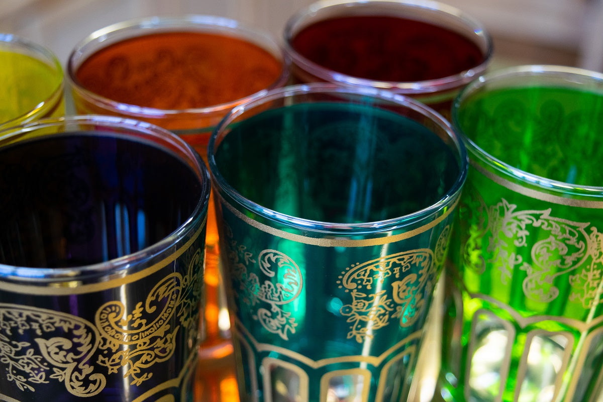 Moroccan Tea Glasses Set of 6