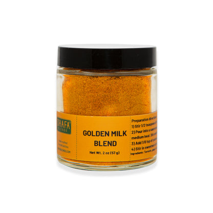 Golden Milk Blend Jar, Front Side