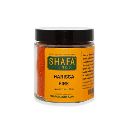 Harissa Fire Seasoning Jar, Front Side