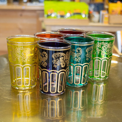 Moroccan Tea Glasses Set of 6