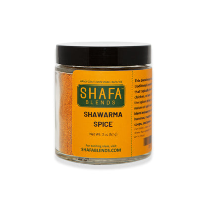 Shawarma Spice Jar, Front Side