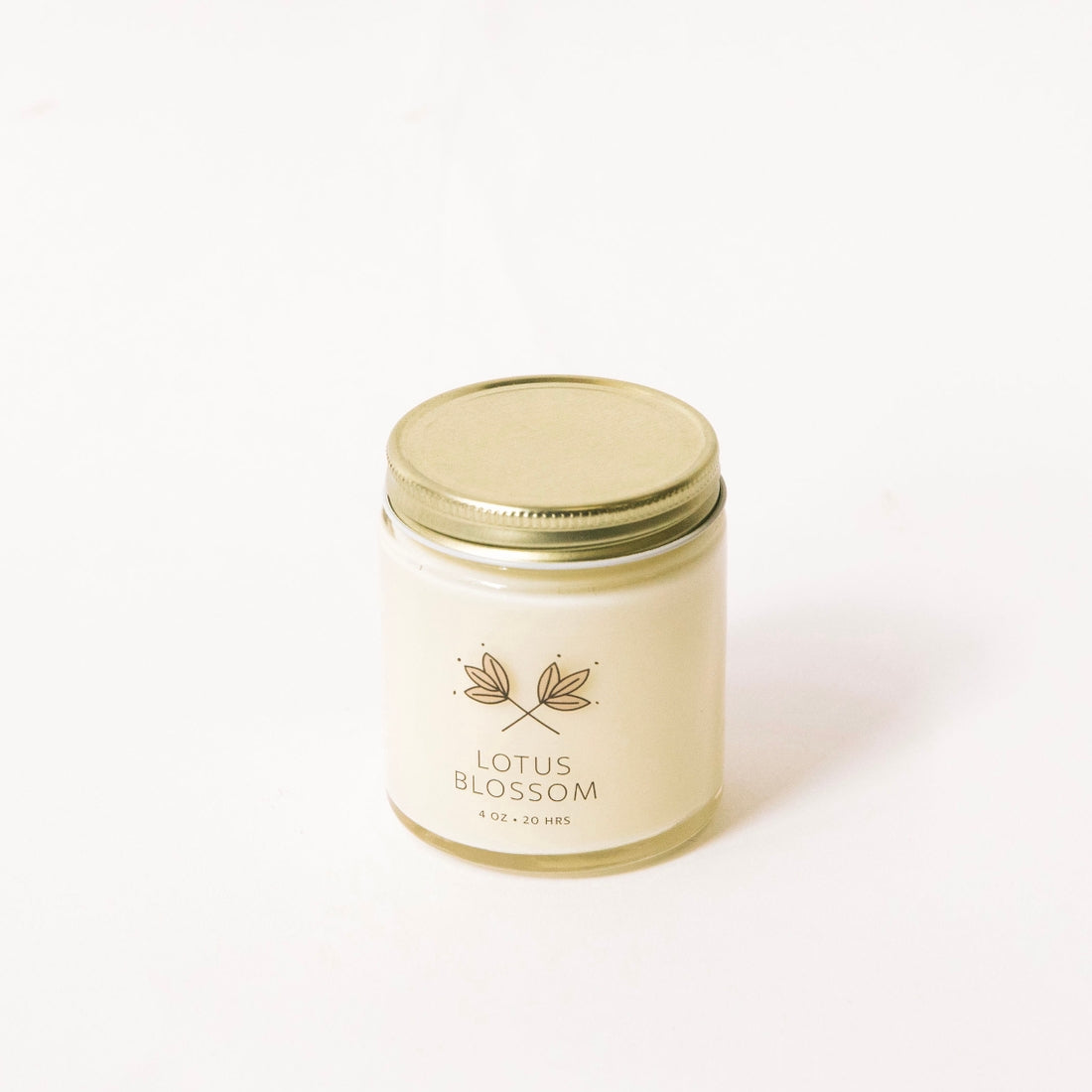 Lotus Blossom Miniature Soy Wax Candle Jar
