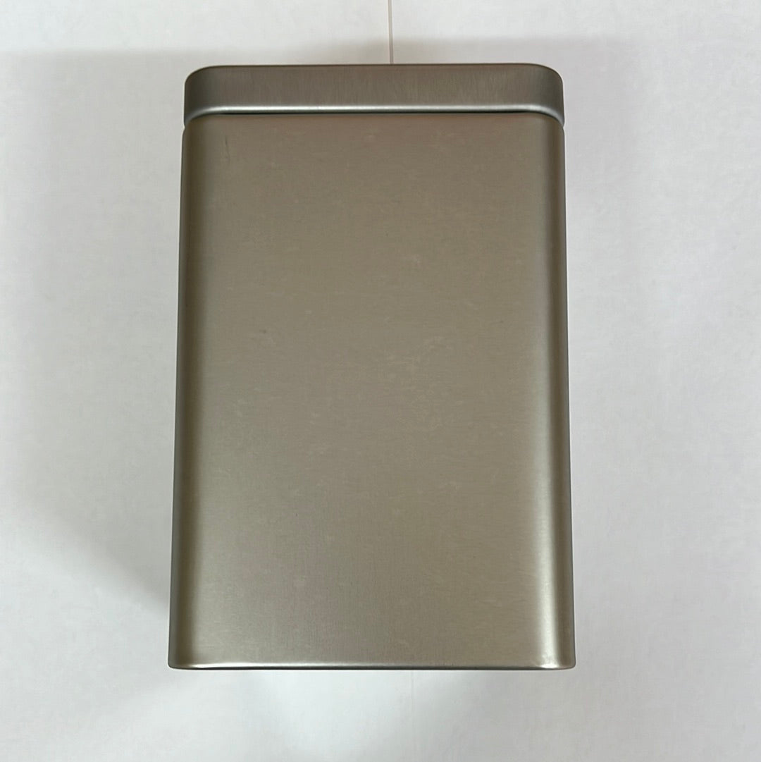 Silver Metal Tin X Large - Empty