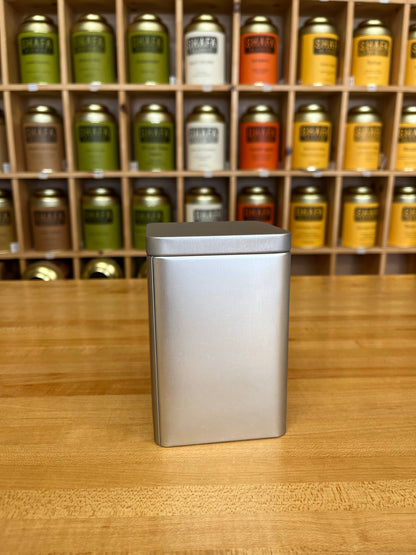 Silver Metal Tin X Large - Empty